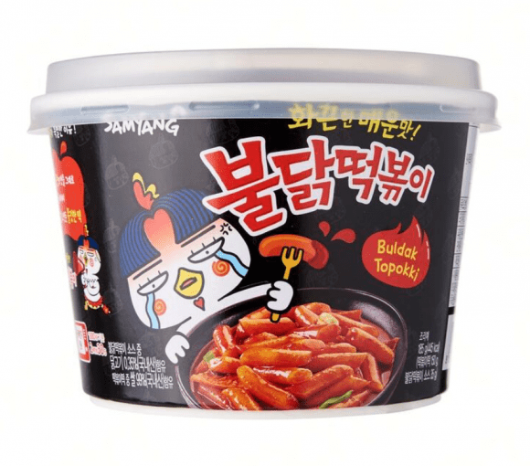 Samyang Hot Chicken Carbonara Topokki (Rice Cake)