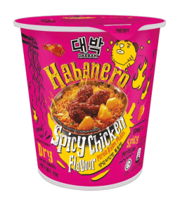 Daebak Habanero Spicy Chicken korean ramen noodles