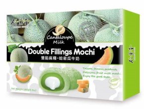 Double Fillings Mochi Cantaloupe Milk