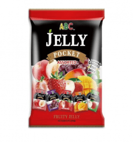 Fruity Jelly Pocket Assorted ABC blandad gelé frukt