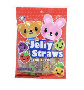 Jelly Straws ABC gelé i sugrör fruktsmak fruit flavour