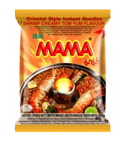 Mama Creamy Tom Yum Räksmak shrimp prawn snabbnudlar nudlar noodles