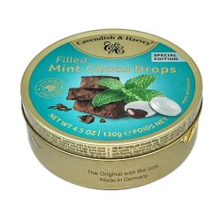mintkarameller med chokladfyllning