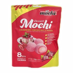 Mochi-Jordgubbscheesecakesmak-120g