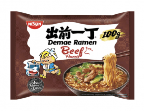 Nissin Demae Ramen Biffsmak beef flavour snabbnudlar nudlar noodles