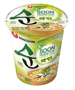 Nongshim Veggie Ramyun Cup Noodle nudelkopp koreanska korean ramen
