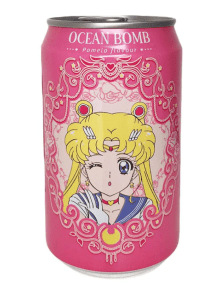 Ocean Bomb Sailor Moon Pomelosmak Läsk
