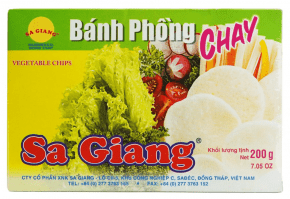 Vegetariska Räkchips Sa Giang 200g banh phong chay vegetable chips