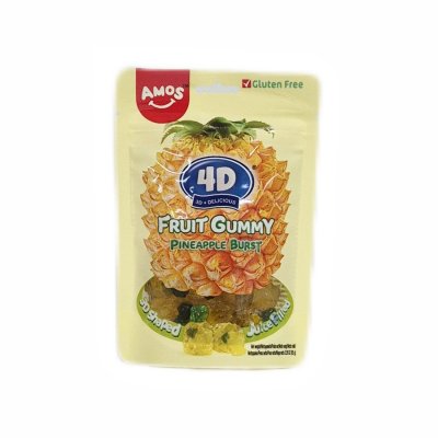 Zoom bild av 4D-Fruit-Gummy-Pineapple-Burst-Amos-65g