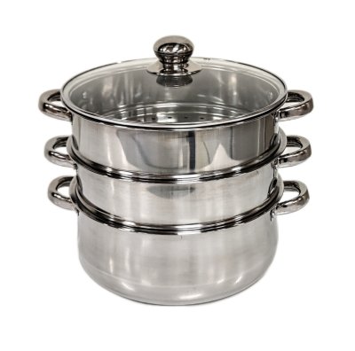 Zoom bild av Ångkokare-rostfritt-d30cm