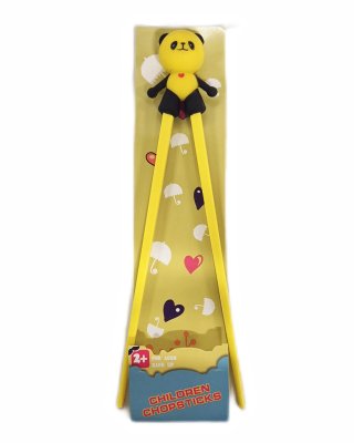 Zoom bild av Ätpinnar-för-barn-Gul-Panda-chopsticks.jpg