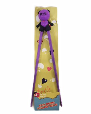Zoom bild av Ätpinnar-för-Barn-Lila-Panda-chopsticks.jpg