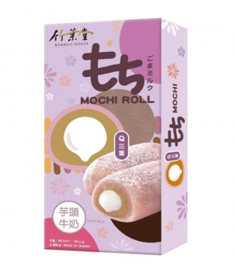 Mochi Roll Taro Mjölk Bamboo House taro milk