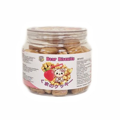 Zoom bild av Biscuits-Björn-Form-Jordgubbsmak-110g-Lucky