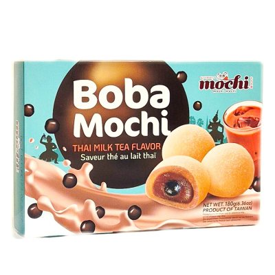 Zoom bild av Boba-Mochi-Thai-Milk-Tea-Smak-180g