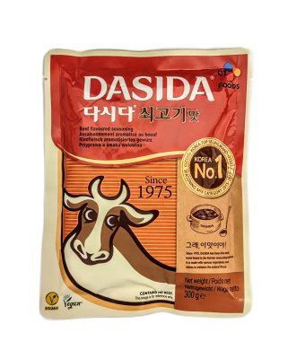 Zoom bild av Dasida-buljong-biffsmak-vegansk-300g-korea