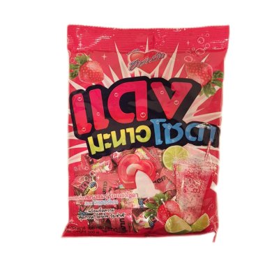 Zoom bild av Godis-Karamell-Jordgubb-Lime-Smak-300g-Hartbeat