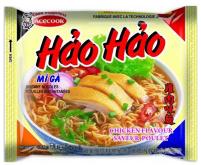 Hao Hao Chicken Flavour nudlar noodles