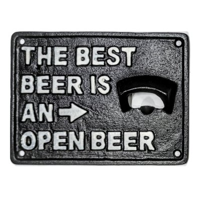 Zoom bild av Kapsylöppnare-beer-gjutjärn-vägg