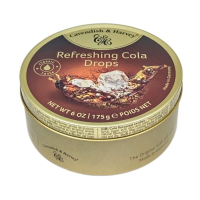 Zoom bild av Karameller med kolasmak