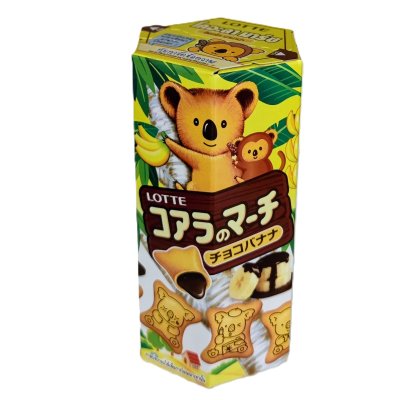 Zoom bild av Lotte-koalas-kex-med-choklad-&-banan-smak