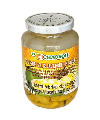 Zoom bild av Kokosgelé-med-jackfrukt-chaokoh-coconut-gel-jackfruit