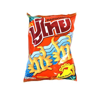 Zoom bild av Krispiga-Snacks-Bläckfisk-Smak-55g