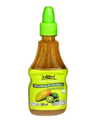 Zoom bild av kryddig-mango-&-lime-sås-Lobo-300ml