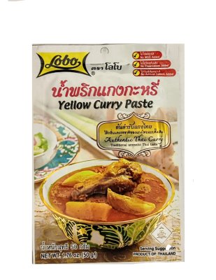 Zoom bild av Lobo-gul-currypasta-50g