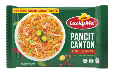 Lucky Me Pancit Canton Chilimansi noodles nudlar