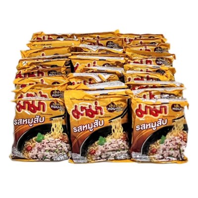 Zoom bild av Mama-snabbnudlar-minced-pork-flavour-30p-storpack-nudlar