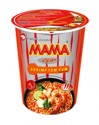 Mama Shrimp Tom Yum Cup Noodle räkor nudlekopp
