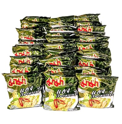 Zoom bild av Mama-snabbnudlar-kyckling-grön-curry-30p-storpack-nudlar