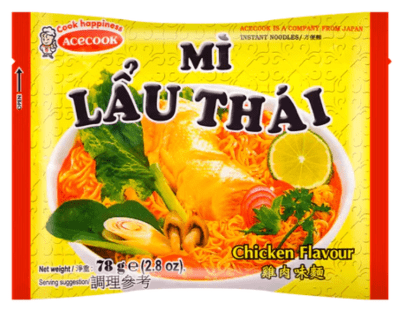 Mi Lau Thai Kycklingsmak nudlar noodles