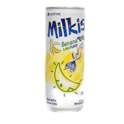 Zoom bild av Milkis-Banana-Soda-250ml-Lotte-Korea