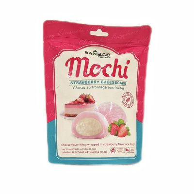 Zoom bild av Mochi-Strawberry-Cheesecake-Bamboo-180g