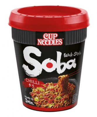 Nissin Soba Chili Nudelkopp cup noodles