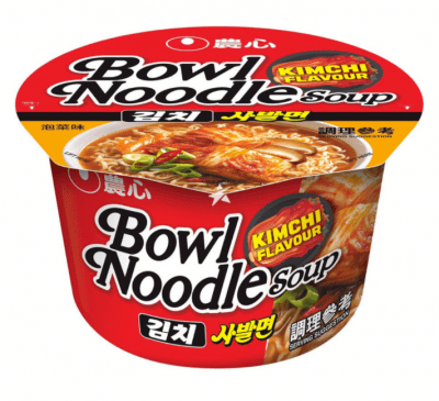 Nongshim Bowl Noodle Kimchi Flavour koreanska nudlar korean noodles ramen