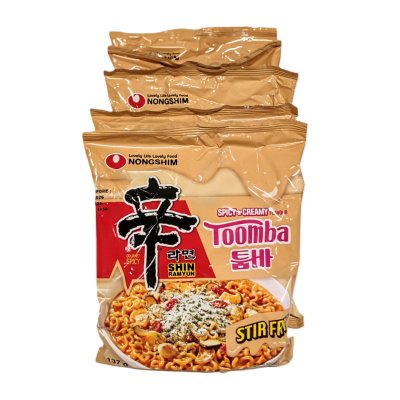 Zoom bild av Nongshim-toomba-spicy-&-Creamy-stir-fry-5p-storpack-nudlar
