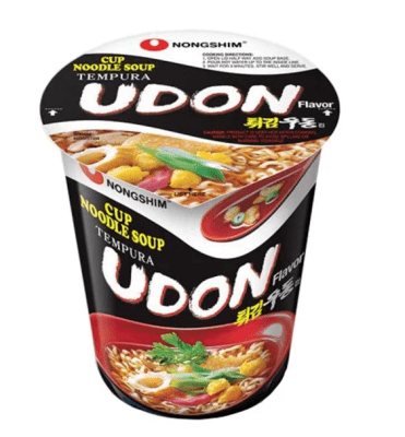 Nongshim Udon Tempura Nudelkopp Noodle Cup koreanska nudlar korean noodles ramen