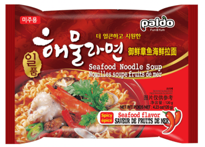 Paldo Spicy Seafood Flavour Noodle koreanska nudlar korean ramen