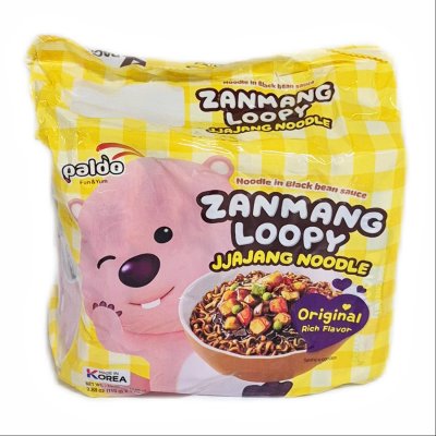 Zoom bild av Paldo-Zanmang-Loopy-Jjajangnoodle-Origimal-440g