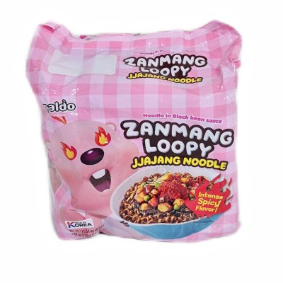 Zoom bild av Paldo-Zanmang-Loopy-Jjanjang-Noodle-Spicy-440g