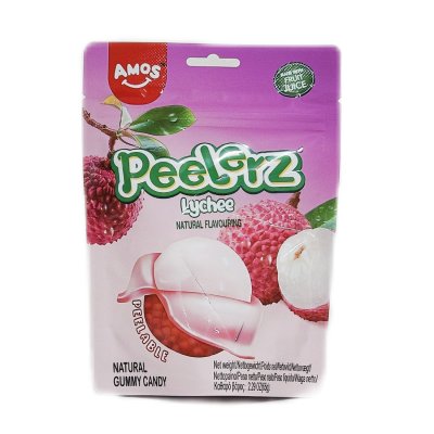 Zoom bild av Peelerz-Lychee-Natural-Gummy-Candy-65g