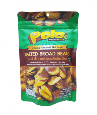 Saltade Bondbönor Pele salted broad beans snacks nötter