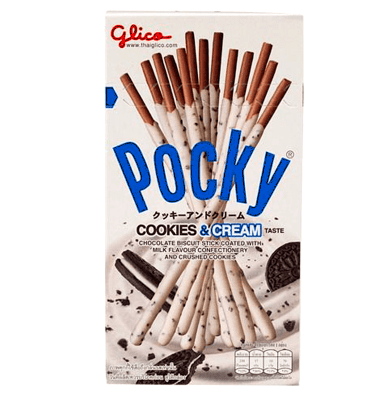 Zoom bild av Pocky-cookies-&-cream-taste