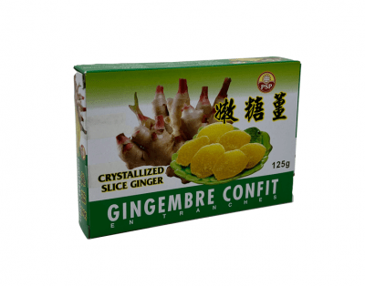 Kanderad Ingefära PSP crystallized ginger gingembre confit