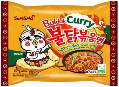 Samyang Hot Chicken Curry koreanska nudlar korean noodles ramen