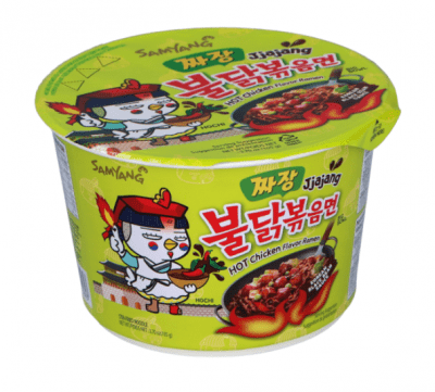 Samyang Hot Chicken Jjajang Big Bowl Cup Noodle koreanska nudlar korean ramen