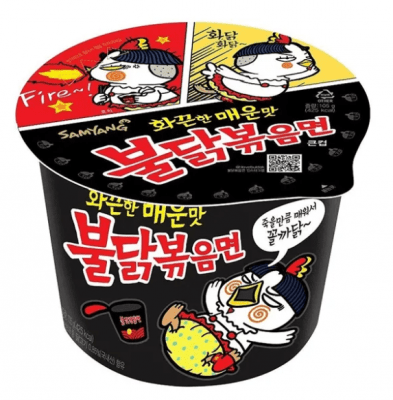 Samyang Hot Chicken Big Bowl Cup Noodle koreanska nudlar korean ramen